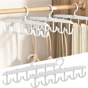 Anti Slip Multi Hook Coat Racks, 360 Degree Space Saving